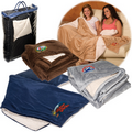 Jumbo Micro-Mink Sherpa Blankets